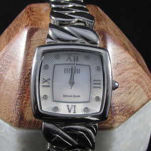 Ecclissi Sterling Silver Watch Mother of Pearl